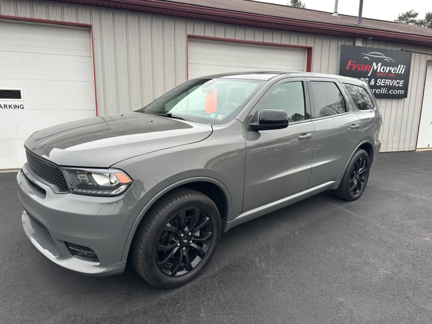 2019 Gray Dodge Durango GT (1C4RDJDG0KC) with an 6 engine, automatic transmission, located at 8464 Route 219, Brockway, PA, 15824, (814) 265-1330, 41.226871, -78.780518 - ONE SHARP 2019 DODGE DURANGO GT AWD WELL EQUIPPED AND READY FOR YOU! Leather, power/heated front seats, sunroof, navigation, 6-passener with rear a/c and much more. - Photo#0